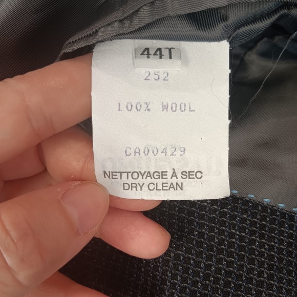 Peter Millar Crown Mens Sport Coat Blazer Jacket Size 44T 100% Wool 2 Button - Picture 6 of 11